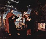 Hans holbein the younger Noli me tangere oil on canvas